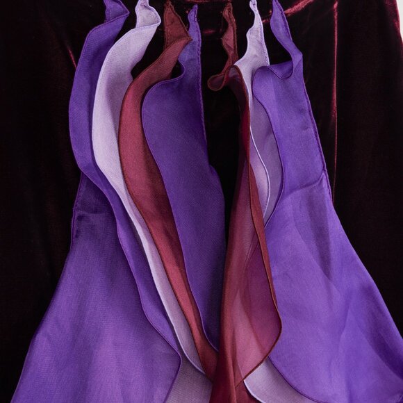 Giorgio Armani AW/06 Runway Velvet Silk Frill Skirt - Picture 5 of 12